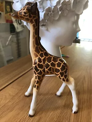 Buy Beswick Porcelain Giraffe Figure. Small Sized Pottery Animal.  H 18.5cm. • 12.99£