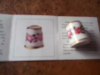 Buy Royal Crown Derby THE BILLINGSLEY ROSES  Thimble VCG Fine Bone China  Historical • 6.50£