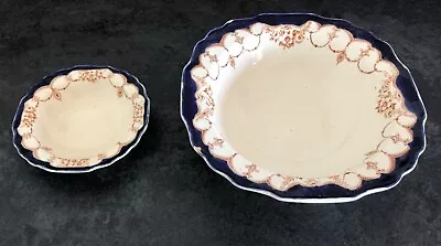 Buy 2 Antique Serving Bowls. Circa 1901-1921. Myott And Sons Rosemary Pattern. • 4£