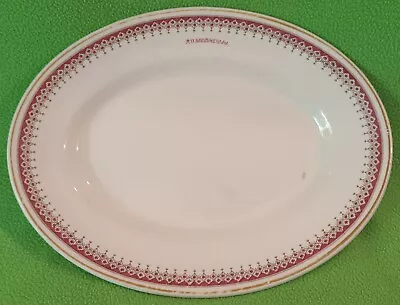 Buy Vintage Ridgway Potteries Ltd Vitrock Ceramic Oval Plate. Hotelware. Circa 1968 • 0.99£