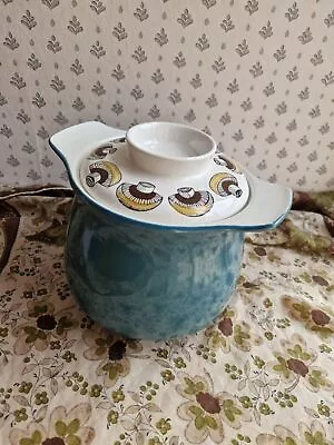 Buy Poole Pottery Casserole Dish Storage Jar Tureen Lucullus Mushroom Design CRAZING • 12.99£