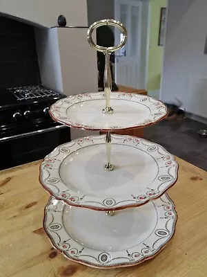 Buy Royal Doulton COUNTESS D2801 Three Tier Cake Stand • 27.95£