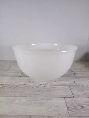 Buy Vintage Fire King Mixing Bowl White Milk Glass Oven Ware 8 1/4 In • 11.99£