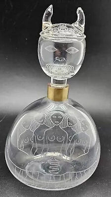 Buy Orrefors Engraved  Glass Decanter And Stopper  : Sven Palmqvist (1906-1984) • 50£