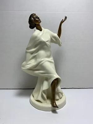 Buy Vtg Royal Doulton Minton Grecian Dancer Statue Figurine Bronze &Fine Bone China • 69.89£