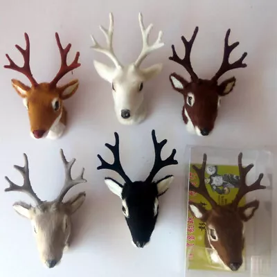 Buy 1:6 Scale Dolls House Miniatures Moose Head Animal Wall Living Room Decor 11.5   • 5.51£