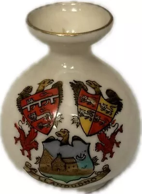 Buy Vintage, Arcadian, Llandudno Crest, Miniature Pot #MCB • 6.64£