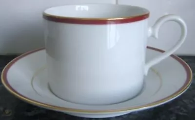Buy Noritake Shiraz 18 Piece Tea Set. Red & Gold Edge Cups, Saucers, Plates *BNIB* • 99£