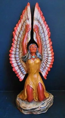 Buy Native American Lady ~ Winged Princess ~ Perfect Porcelain Figurine • 35£