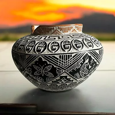 Buy Native American Pottery Karen Miller Acoma NM 2010 Vase • 60.11£