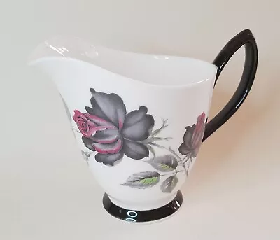 Buy Royal Albert MASQUERADE ½-pint Milk Jug Black Trim C1950s UNUSED Second Quality • 5.99£