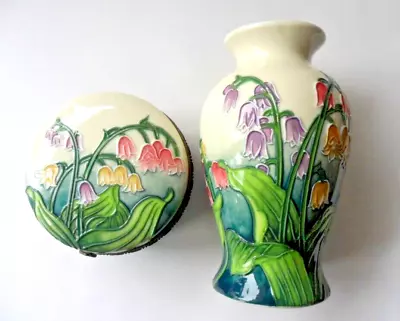 Buy Old Tupton Ware Ceramic Post Vase And Trinket Box Lily Of The Valley • 28.50£
