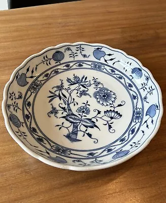 Buy Meissen Blue Onion Blue & White Bowl Excellent Condition 24cm Diameter • 9.99£