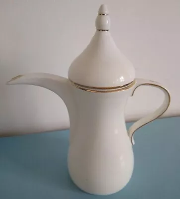 Buy Charmaine Elizabethan Staffordshire Hand Decorative Bone China White Coffee Pot • 12.99£