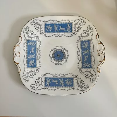 Buy Coalport Bone China Blue Revelry Square Cake Plate/platter • 15£