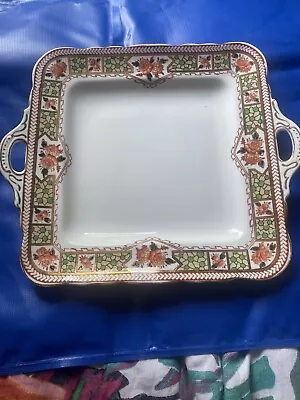 Buy Rare Vintage Sutherland Bone China Square Cake/Sandwich Plate • 8£