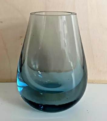 Buy Whitefriars Arctic Blue Teardrop Bud Vase Glass 60s 70s • 15£