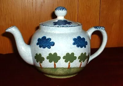 Buy Price Kensington One Person Tea Pot Blue Clouds Trees And Sky • 9.99£