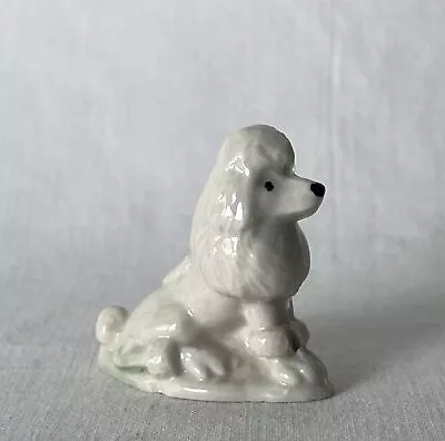 Buy Vintage Wade England Red Rose Tea White Poodle Dog Figurine 1.5” 1967 #LW2-WP1 • 5.95£