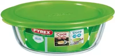 Buy Pyrex Classic Cook&Store Rectangular Round Square Oval Glass Dish With Lid Green • 11.34£