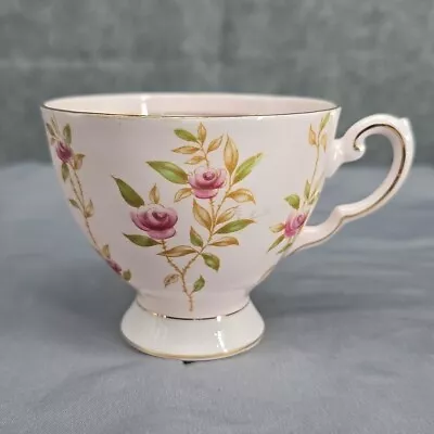 Buy Tuscan Tea Cup Fine English Bone China Replacement England  Pale Pink With Roses • 14.90£