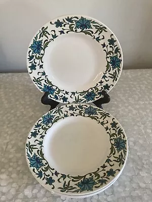 Buy Vintage Midwinter Pottery Spanish Garden Side Plates X 5 7” Jessie Tate 1960s • 15£