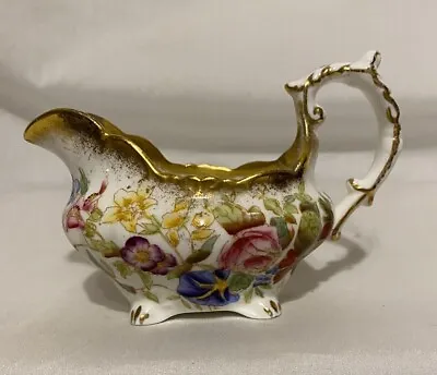 Buy Hammersley Hand Painted Floral Queen Anne Vintage Creamer 5 X 2.5  13166 W • 24.18£