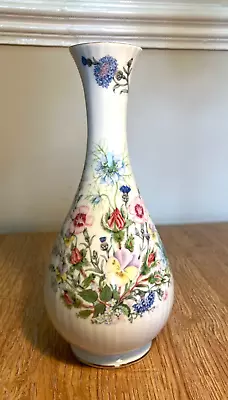 Buy Vintage Aynsley Wild Tudor Fine Bone China Bud Vase • 10£