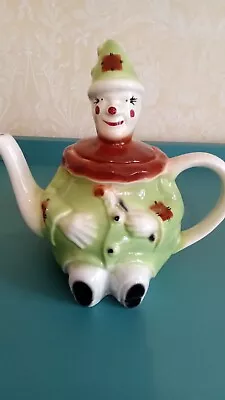Buy Tony Wood Studio Pottery Clown Teapot • 18£