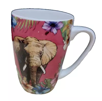 Buy Queens By Churchill  Reignforest Elephant  Coffee Porcelain Mug [Mug Box 15] • 10£