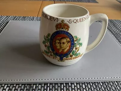 Buy Official King George VI & Queen Elizabeth Commemorative Coronation  Mug May 1937 • 5.98£