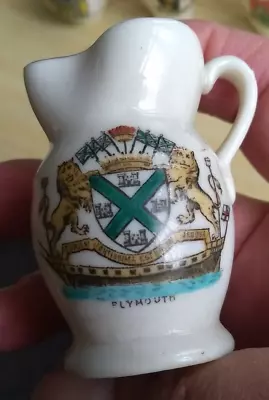 Buy Goss Crested Ware - Plymouth - Matching Arms - Old Spanish Jug Dredged Eddystone • 12£