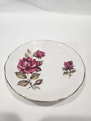 Buy Queen Anne Red Rose Saucer, Made In England, Ridgway Pottery Bone China  • 4.66£