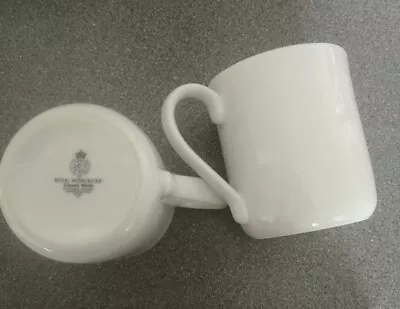 Buy Royal Worcester Classic White Mugs X 2 Small White Mugs  • 10£