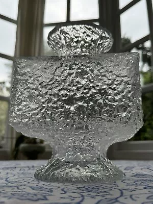 Buy Vintage Iittala Glass Finland Timo Sarpaneva Crassus Vase Large Size • 150£