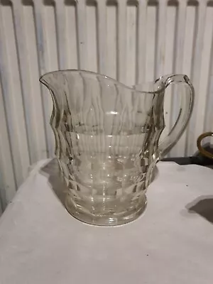 Buy Vintage Large Art Deco Davidson Jacobean Glass Water Jug/Pitcher • 8£