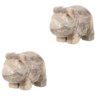 Buy  Set Of 2 Animal Pig Ornaments Adorable Piggy Shape Decorations Office • 9.99£