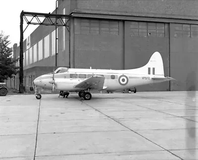 Buy ETPS, Devon C.1, VP972 At RAF Wattisham, 12 Oct 1967 - Original Large B&W Neg • 2.99£
