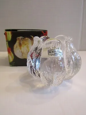 Buy NIB Kosta Boda Crystal VOTIVE Candle Holder ROSEBUD Rosenknopp MATS JONASSON • 4.65£