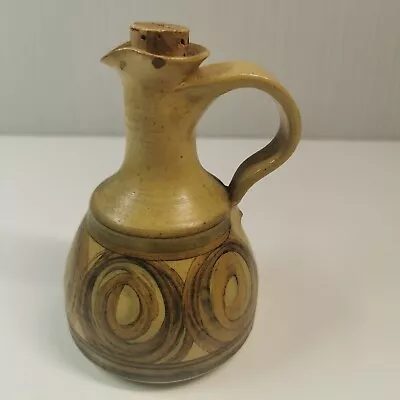 Buy Vintage Alvingham Pottery Swirls Oil Jug • 13.60£