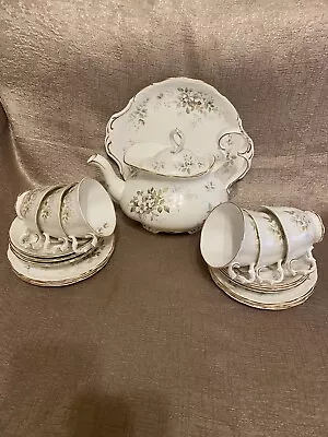 Buy Vintage Royal Albert HAWORTH Tea Set 6 X Trios Cake Platter Teapot 20 Piece Set • 149.99£