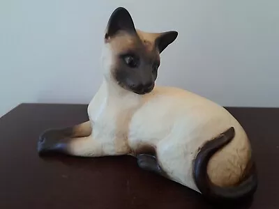 Buy Beswick Siamese Cat Reclining Figurine, 1558, Matt Finish • 8.40£