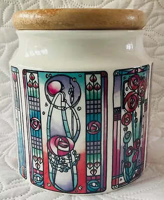 Buy Lovely Dunoon Pottery Rennie Mackintosh Design Storage Jar By Jane Brookshaw • 12£