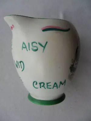 Buy Early CARLTON WARE Cream Jug.  BE AISY WID THE CREAM  • 30£