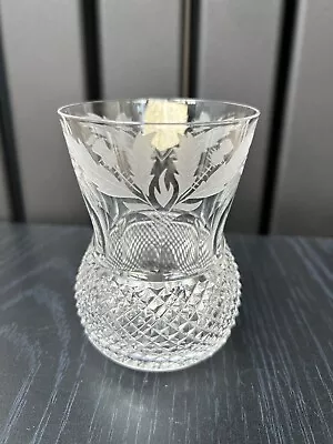 Buy Edinburgh Crystal Thistle Large Whiskey Glass 10cm H • 85£