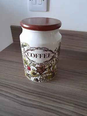 Buy Dunoon Pottery Flora Coffee Storage Jar Scottish Stoneware • 9.50£