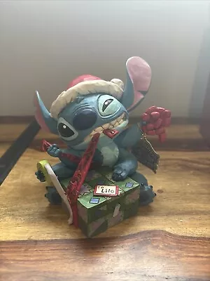 Buy Disney Traditions Lilo Stitch Bad Wrap Christmas Figurine. (slight Damage) • 10£