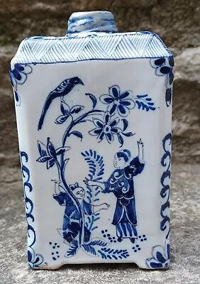 Buy ANTIQUE DUTCH DELFT TEA CADDY CIRCA 1790 .  Blue And White Oriental  • 130£