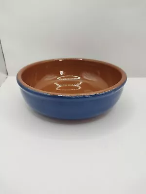 Buy Vintage Small Studio Pottery Blue Glazed Dish / Bowl • 15£