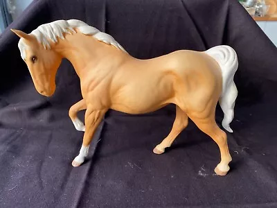 Buy Large Beswick Matt Palomino Prancing Horse (Rare) • 49.99£
